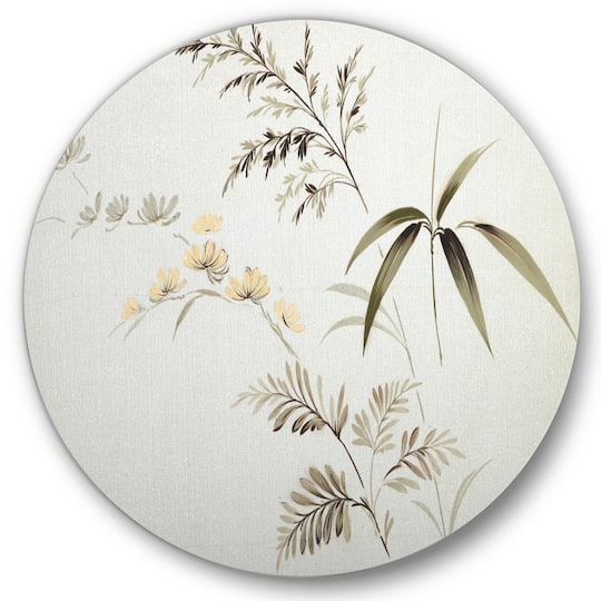 Designart - Retro Drawing of Flowers III